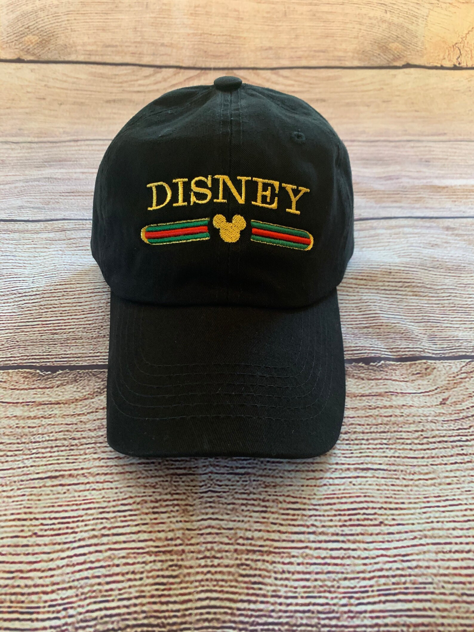 Disney with Mickey Mouse Embroidered Baseball Hat | Etsy