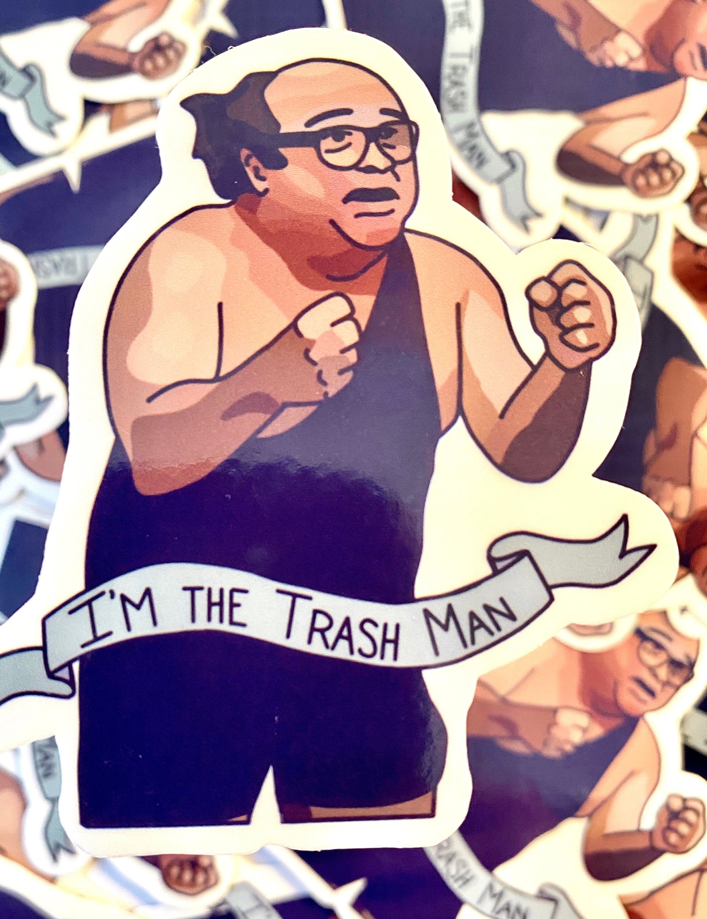Frank Reynolds as the Trash Man Waterproof Vinyl Sticker Etsy
