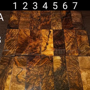 Raw  dry Turkish Walnut Burl Root Wood block.  Perfect for Wood Blanks and Knife Making Projects, knife maker gift