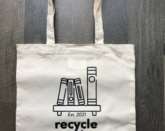 Tote Bag: Recycle Read Repeat