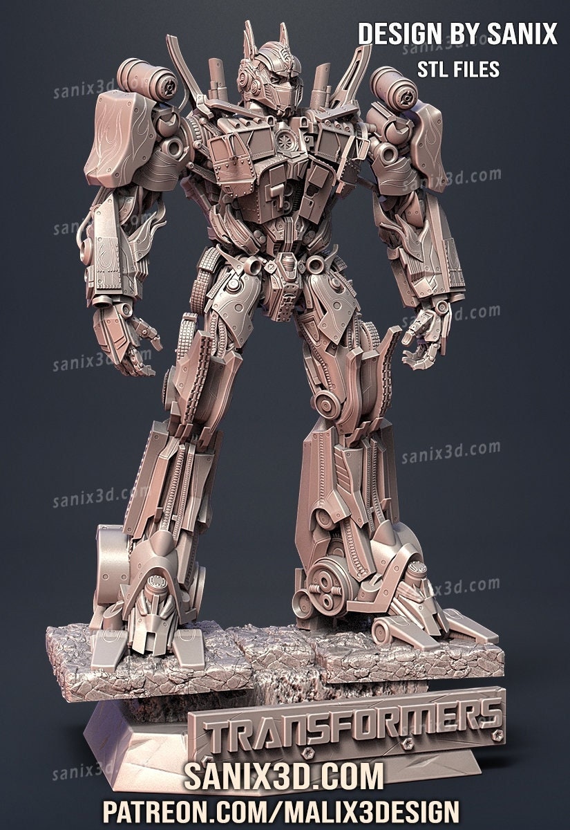 Megatron Transformers Prime 3D model