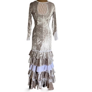 ONLINE EXCLUSIVE Velvet Flamenco Maxi Dress main image 0