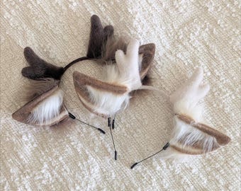 Noelle Holiday Cosplay Deer Antler Headband for Halloween Costume and Christmas
