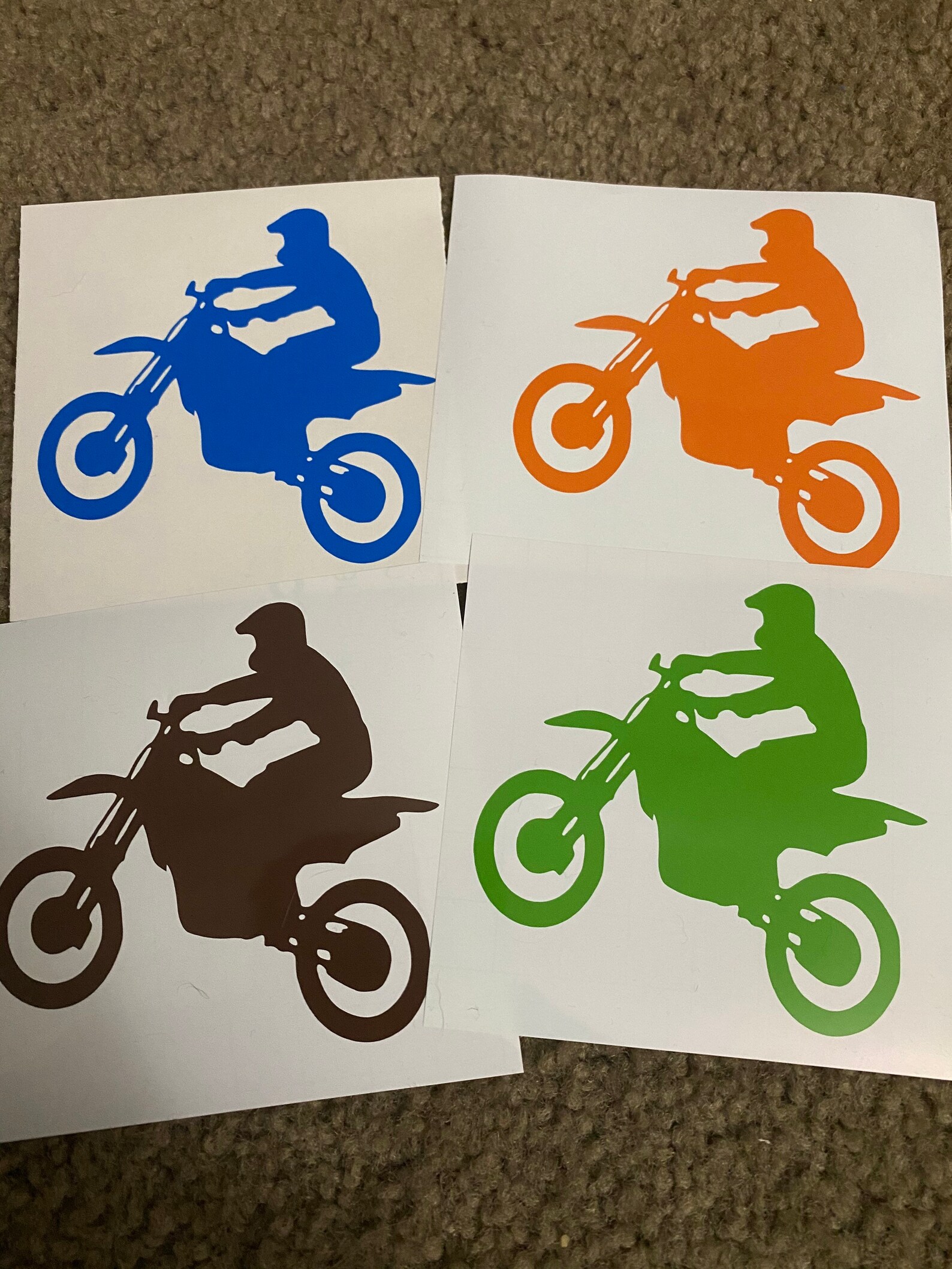 Dirt bike decal motorcross decal mx decal off road bike Etsy