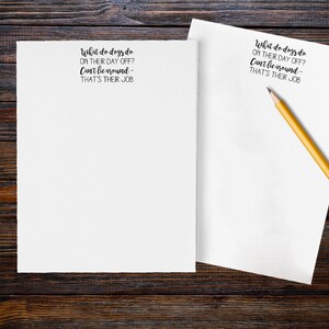 Dog Lover Gift, Notepaper, Dog Lover, Office Supplies, Dog Mom, Dog Dad, Stationary, New Dog Gift, Small Gift