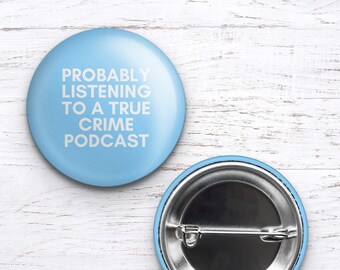 true crime podcast, true crime fan, true crime, podcast art, podcast pin, probably listening to a true crime podcast, mood pin