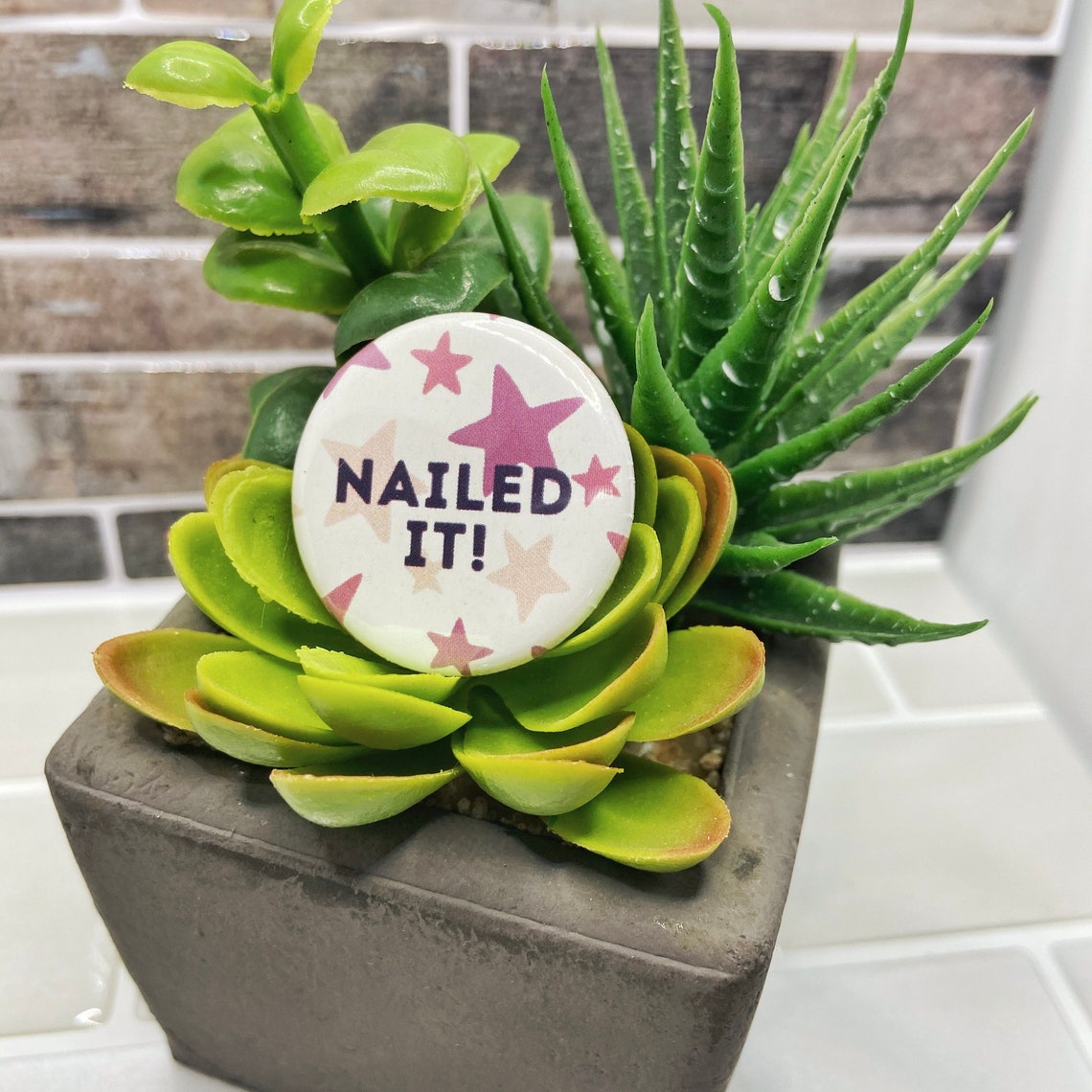 Fun pin buttons fun buttons fun pins pin buttons nailed Etsy