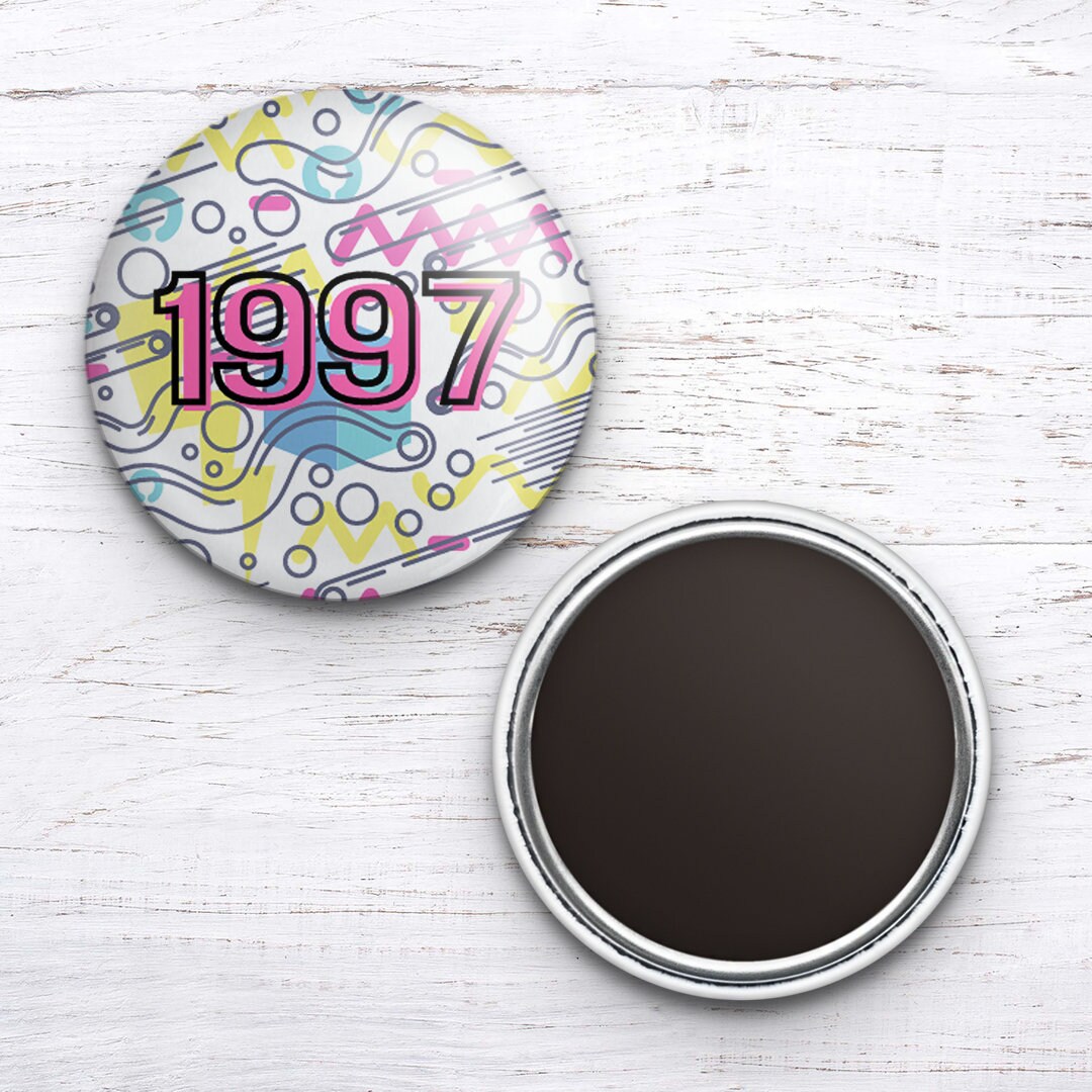 1997 Pin or Magnet: 90s Nostalgia Gift - Etsy