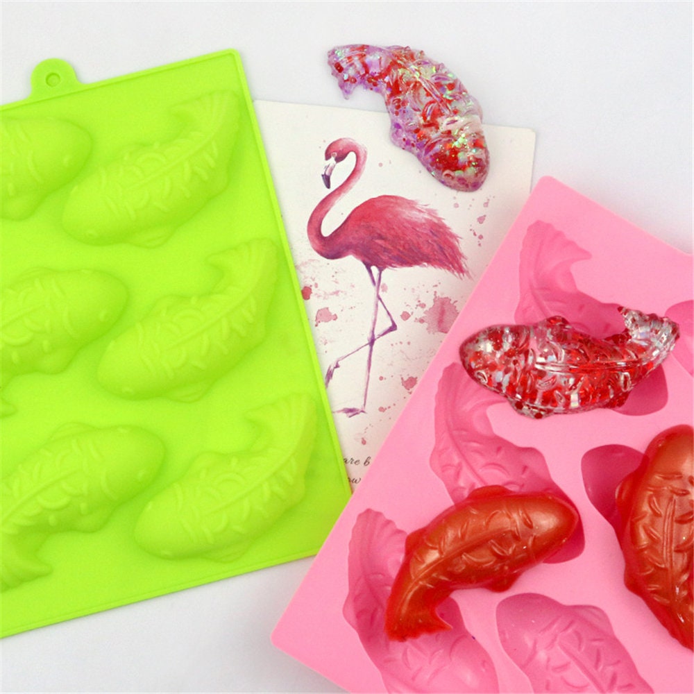 3D Plastic Koi Fish Cake Chocolate Mould Jelly Handmade Sugarcraft Model Tool 