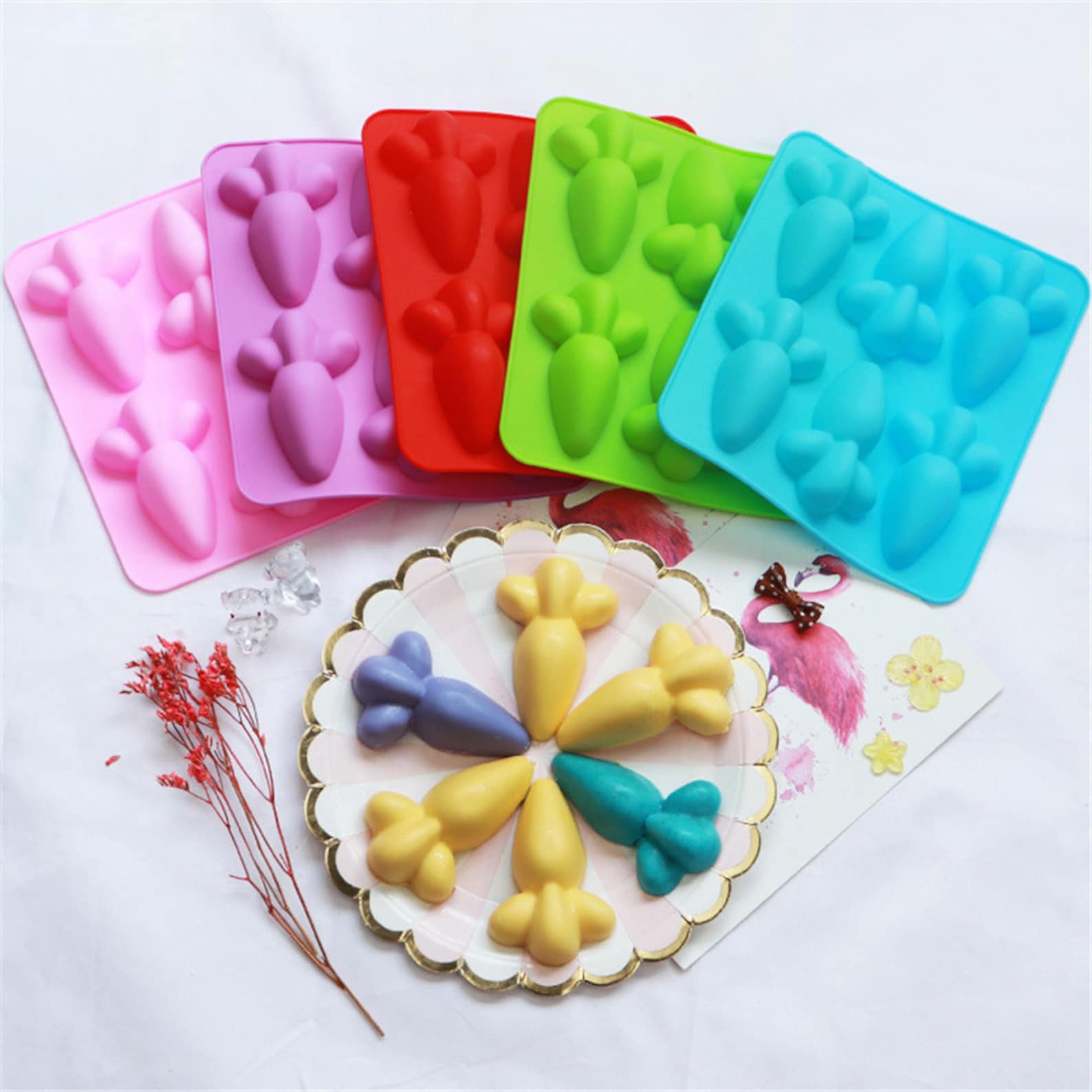 Carrot Silicone Mold Fondant Mould Cake Decorating Tools Chocolate