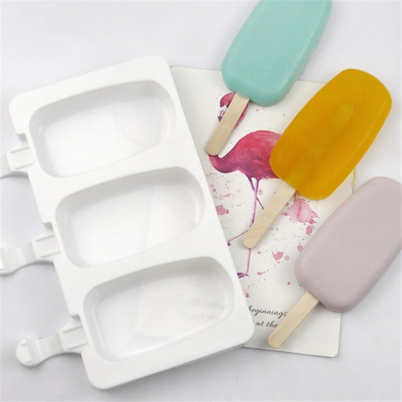 Silicone Ice Cream Cake Mold Ice Lolly Baking Frozen Mould Tray DIY Kitchen 