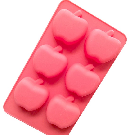 3D Apple Shape Silicone Mold 8 Cell DIY Cake Mousse For Ice Cream Chocolate  Pastry Art Pan Dessert Bakeware Cake Decorating Tool