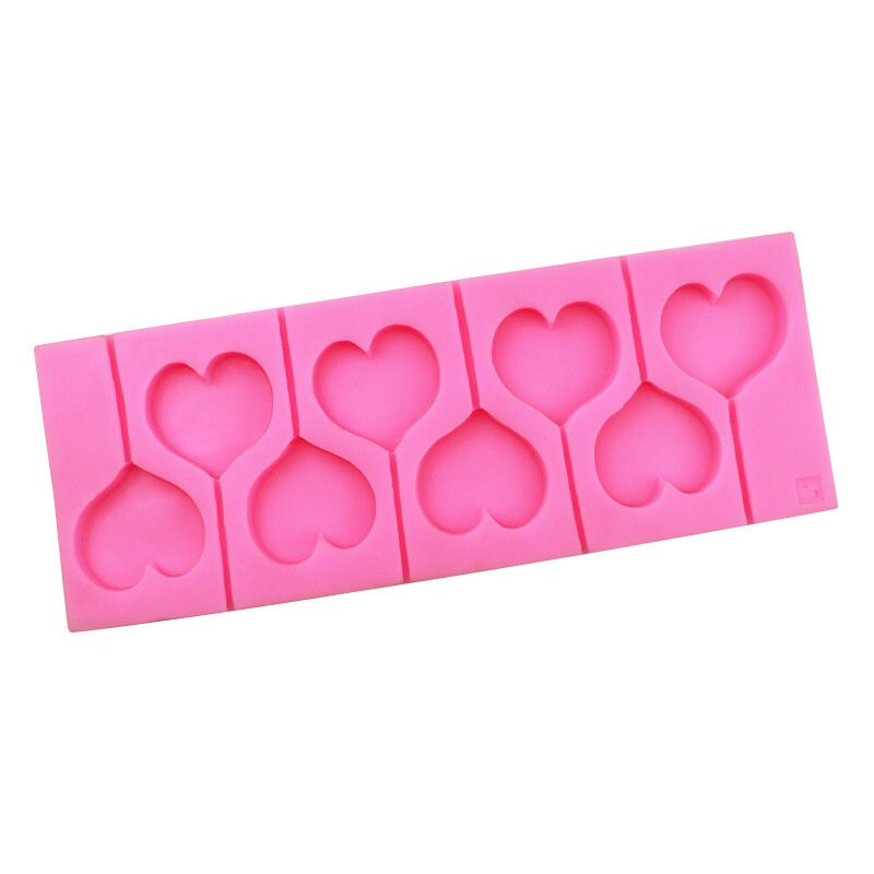 303 Piece Lollipop Mold Silicone Molds Candy Molds Set Typical Round Heart  Star Bear Cute shape Chocolate Hard Candy Mold Silicone Lollipop Candy