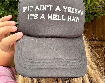 Funny Cowgirl Trucker Hat: Western Bachelorette Party Rodeo Concert