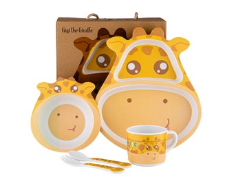 Gigi the Giraffe plate set