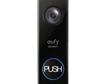 PUSH Doorbell Decal Sticker | Ring | Nest | Eufy | Smart Doorbell