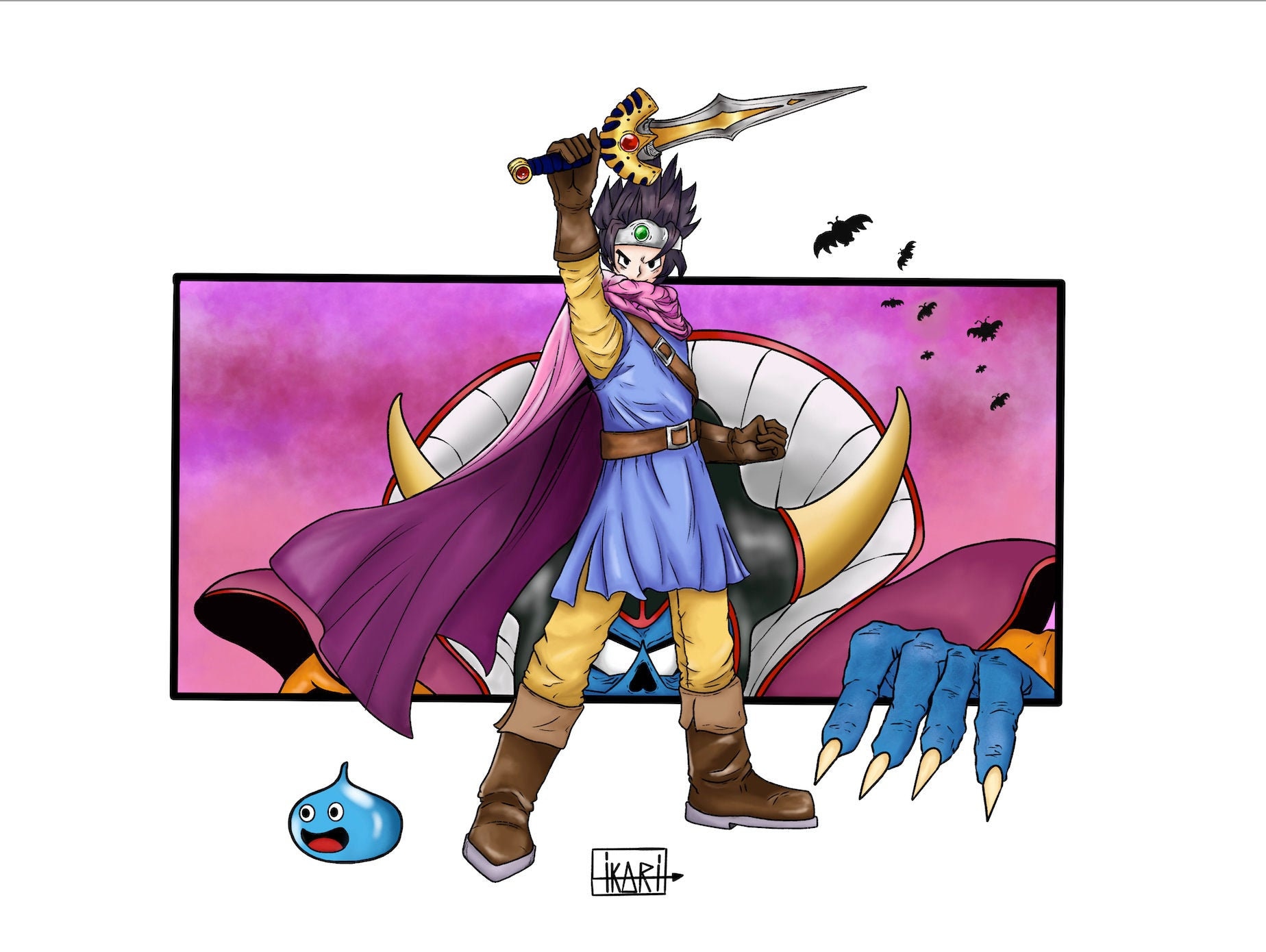 Dragon Quest 3 Print - Etsy