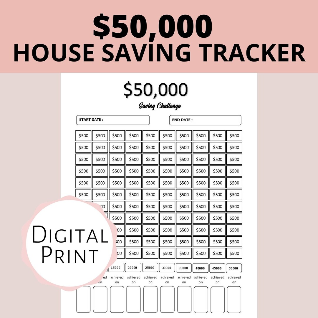 50000 Savings Challenge Recognized House Saving