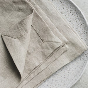 Linen napkins / Washed Soft Linen Table Napkin / Rustic Table Decor / image 3
