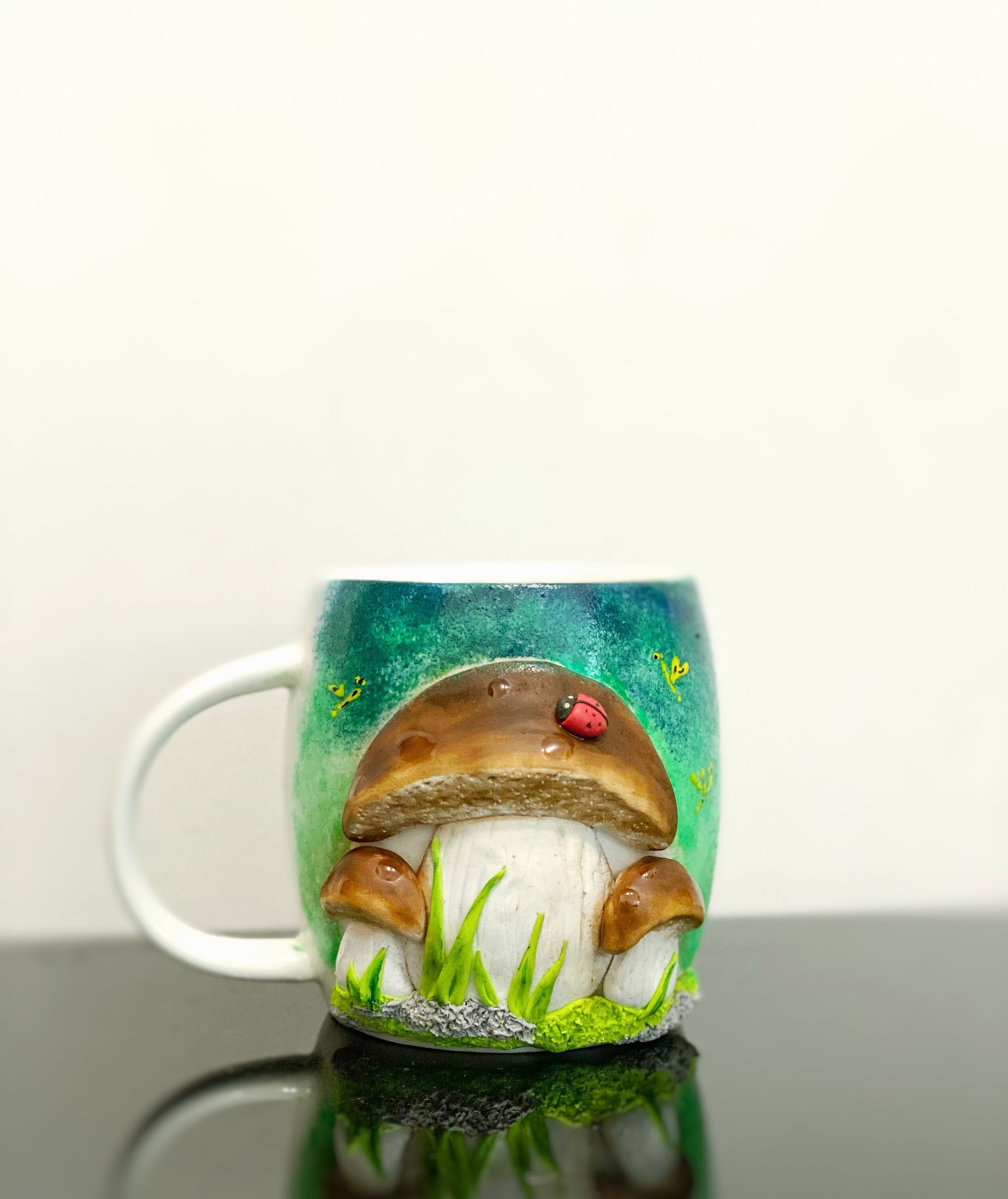 Mushroom mug Magic mushrooms Ceramic mushrooms Clay mushrooms Etsy