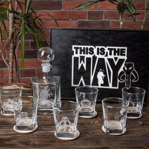 Whiskey Glasses Set,Gift for Him,Whiskey dekanter,Christmas gift