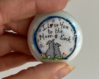 Love you to the moon and back , I love you gift ,starting school ,  university gift for son , gift for daughter, present , family gifts
