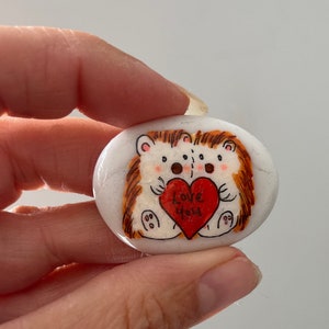 Hedgehog, Pocket hug, hedge hugs ,Worry stone,  personalised, love you , Father’s Day gift , present , friend, thinking of you , miss you ,