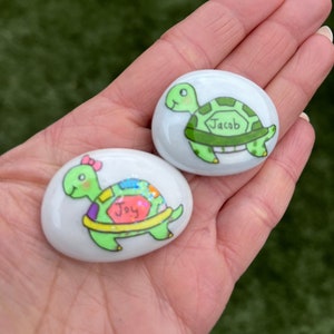 turtle / Pocket hug/ Worry stone/ anxiety gift for kids /small gift/friendship gift /good luck/miss you /keepsake/memorial stone