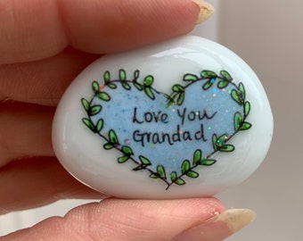 grandad , dad , gift , memorial stone , fathers day , personalised, love you , gift for men , gift for nanny, bereavement, mum