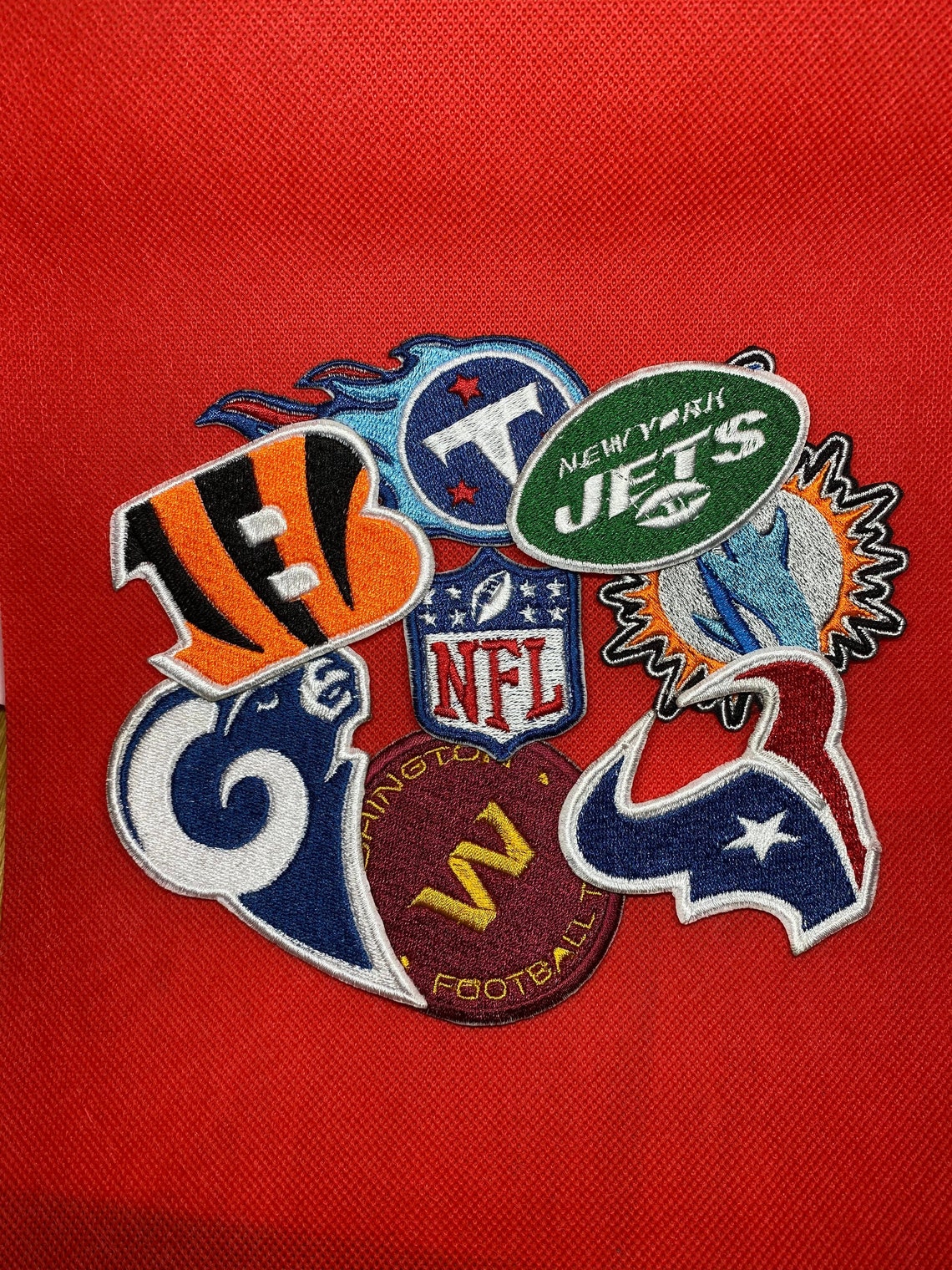 NFL football team and NFL logo Ironon/ Sew on patches Etsy