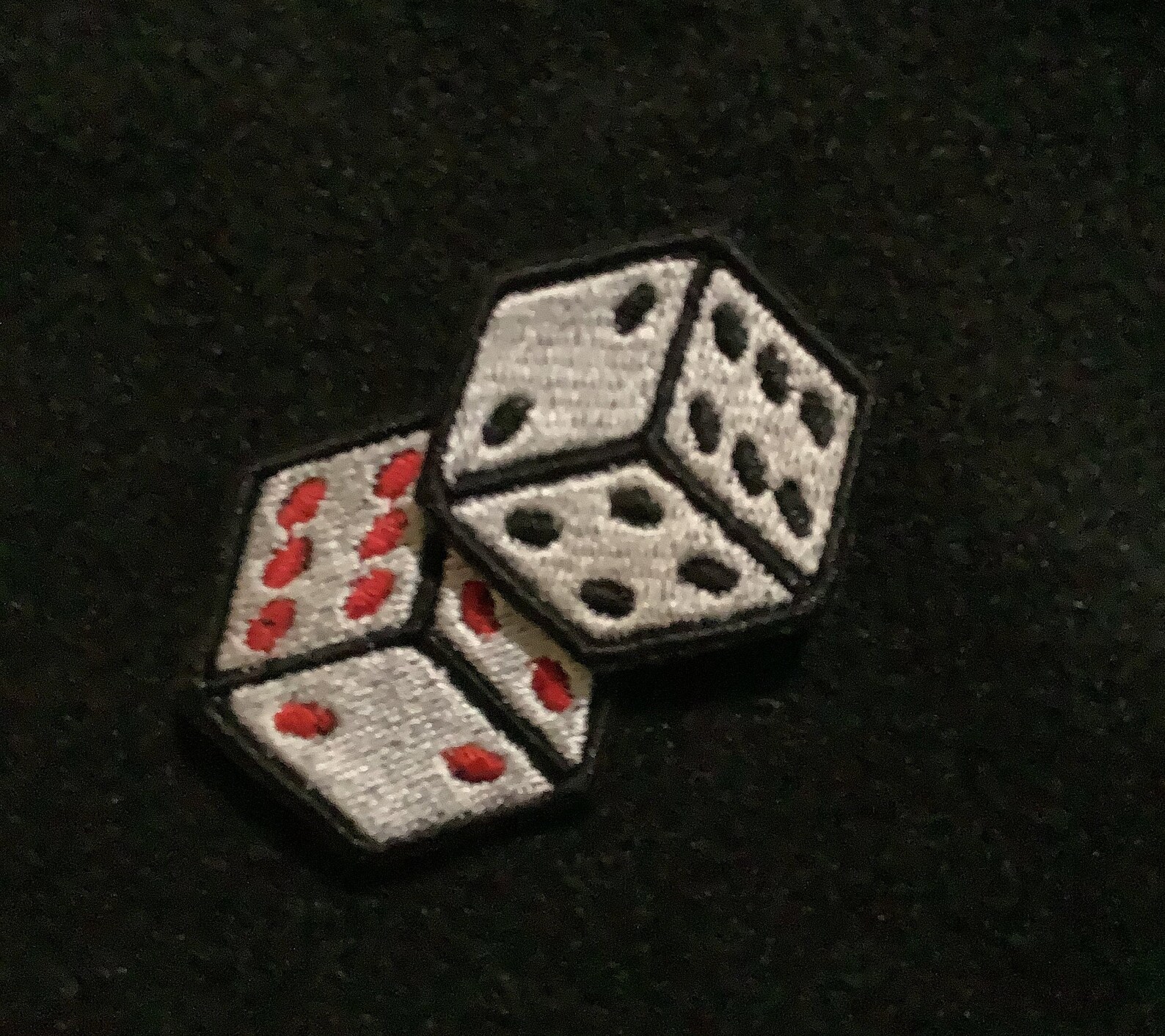 Custom Dice Iron On/ Hook and Loop Patch, With Colors of Your Choosing ...