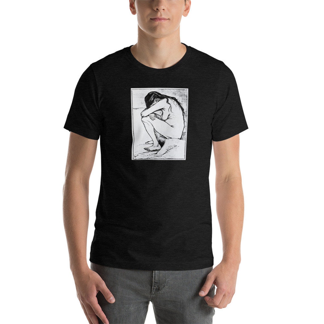 Dolor 1882 Camiseta Unisex de manga corta Vincent Van Gogh ...