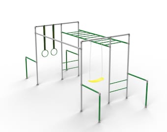 FOURACTION Little Action I The multifunctional climbing frame for young and old I Flexible adjustment I No need to set in concrete