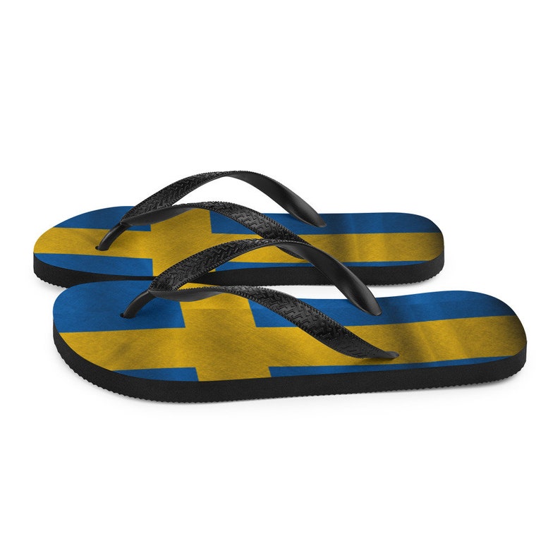 Swedish Flag Flip-Flops