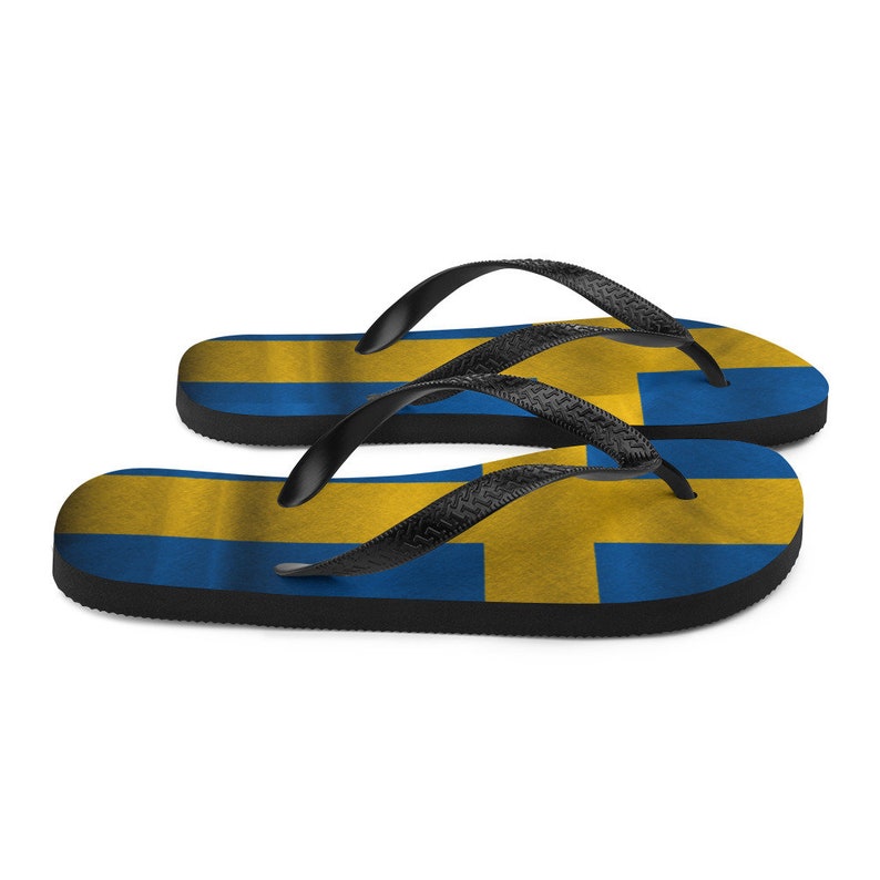 Swedish Flag Flip-Flops