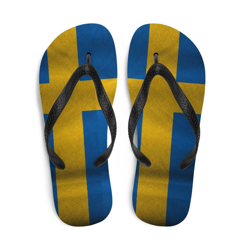 Swedish Flag Flip-Flops