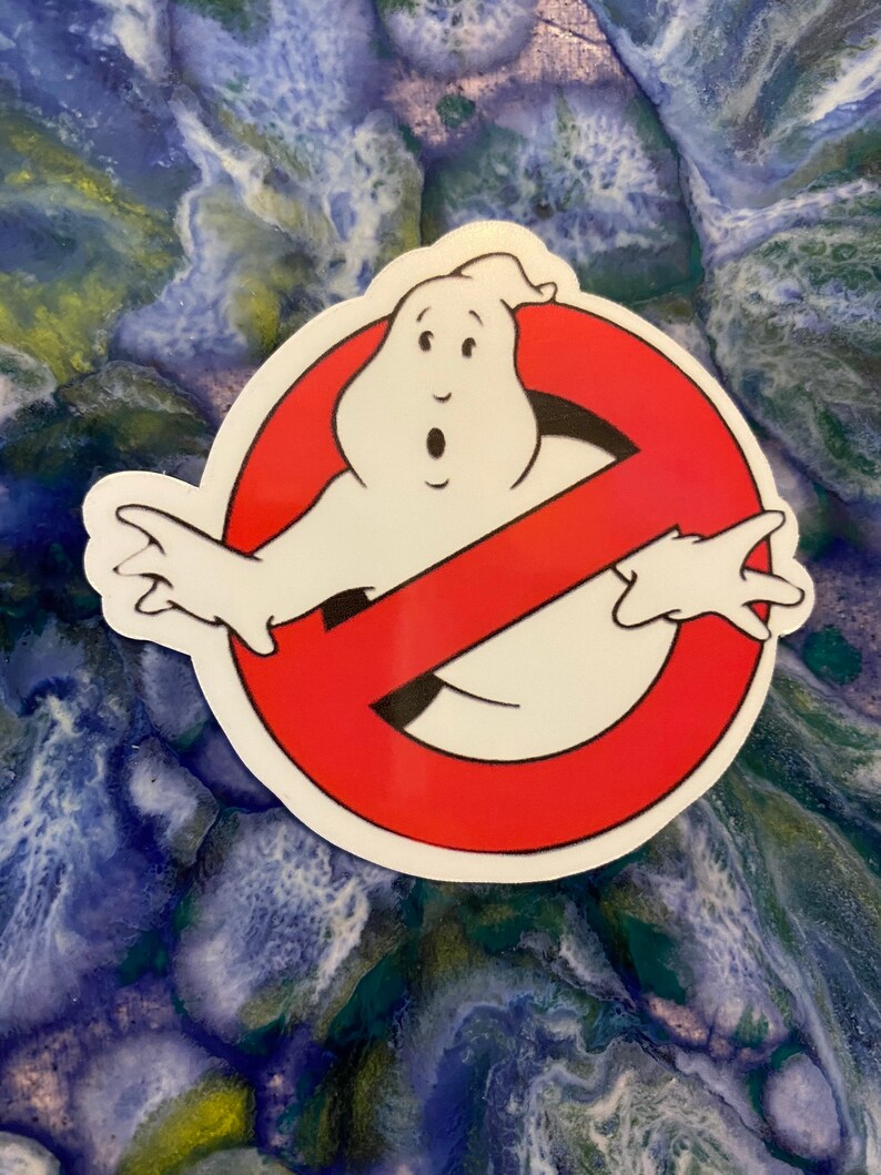 set of 2 Vinyl ghostbusters Stickers