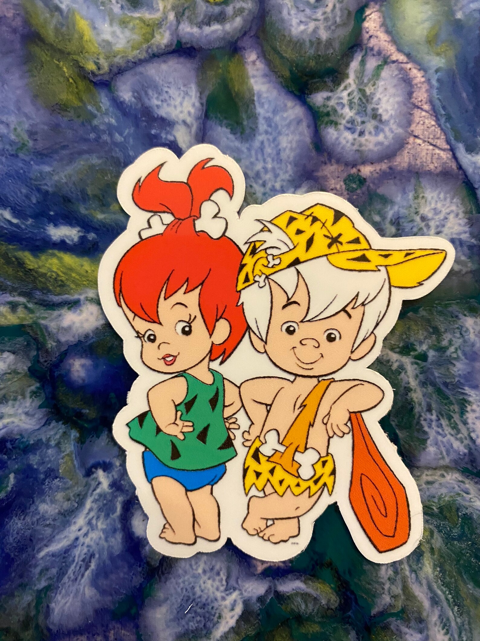 Vinyl Retro Cartoon Characters set of four sticker Etsy