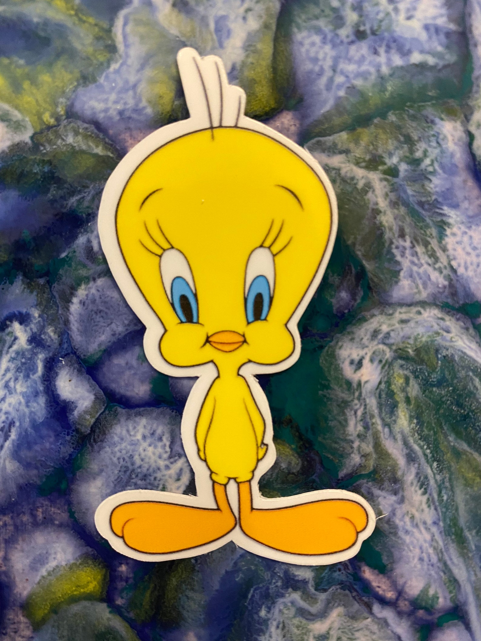 Vinyl Retro Cartoon Characters set of four sticker Etsy