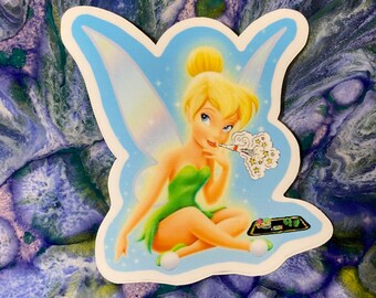 Vinyl sticker - Tinker Bell smoking