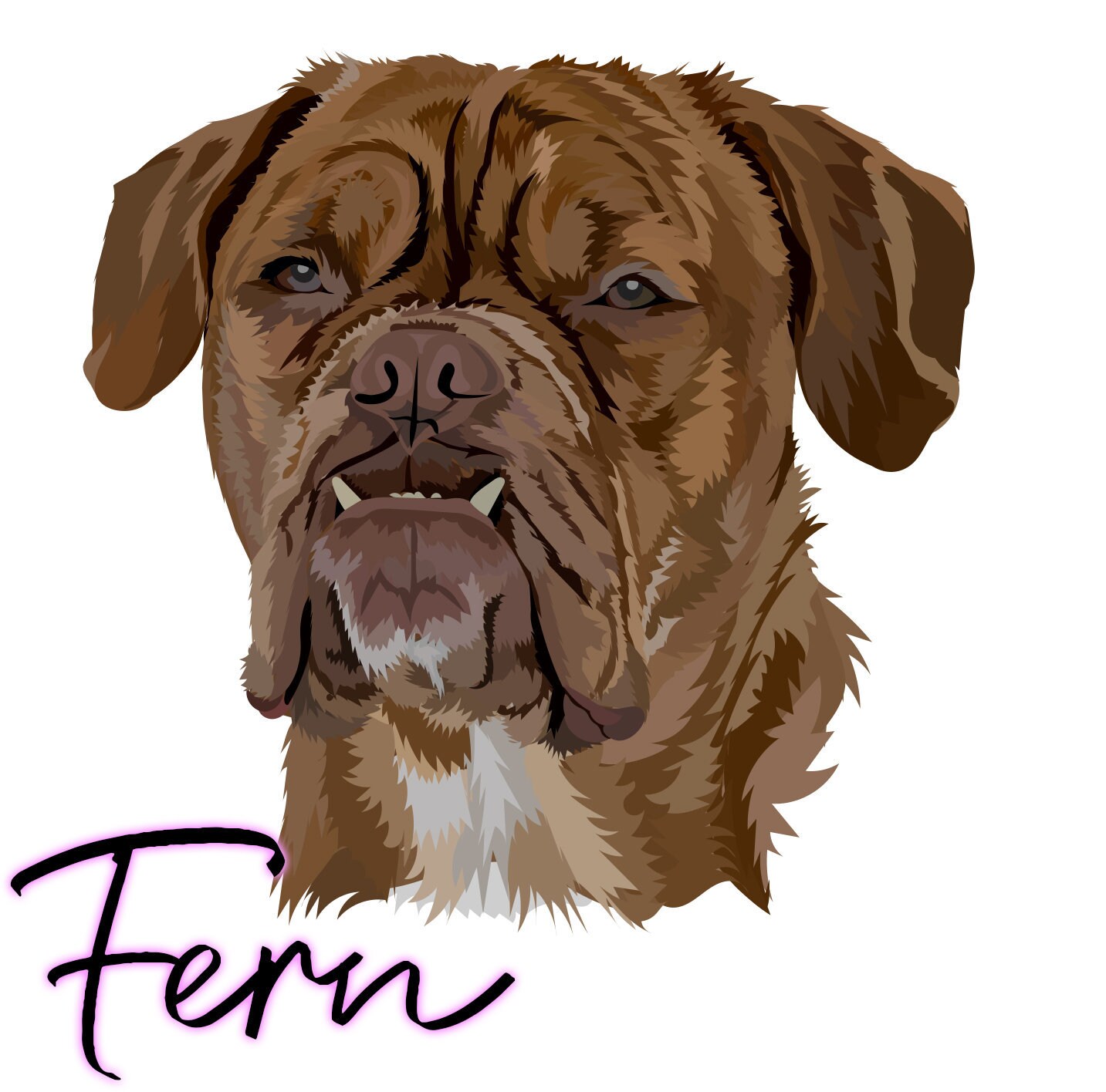 Custom DIGITAL Pet Drawing Hand Drawn Pet Photo. Unlimited Etsy UK