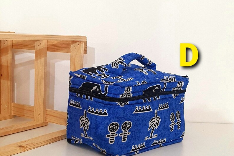 Vanity Bag in African Wax Fabric; Mini Tote Bag in Wax; Wax Fabric Storage Kit; Wax pouch