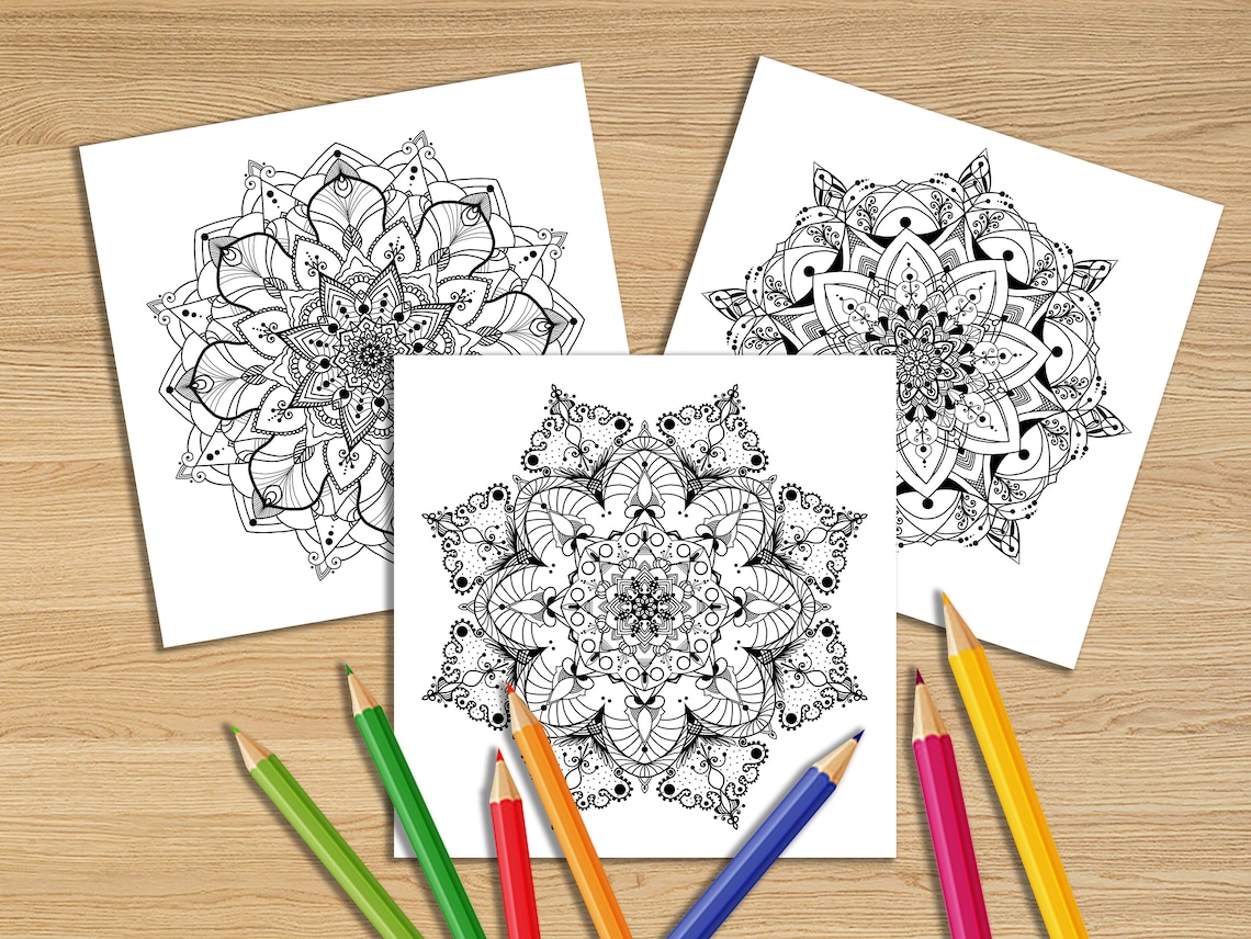 Coloring books for adults. Adult coloring book. Printable | Etsy