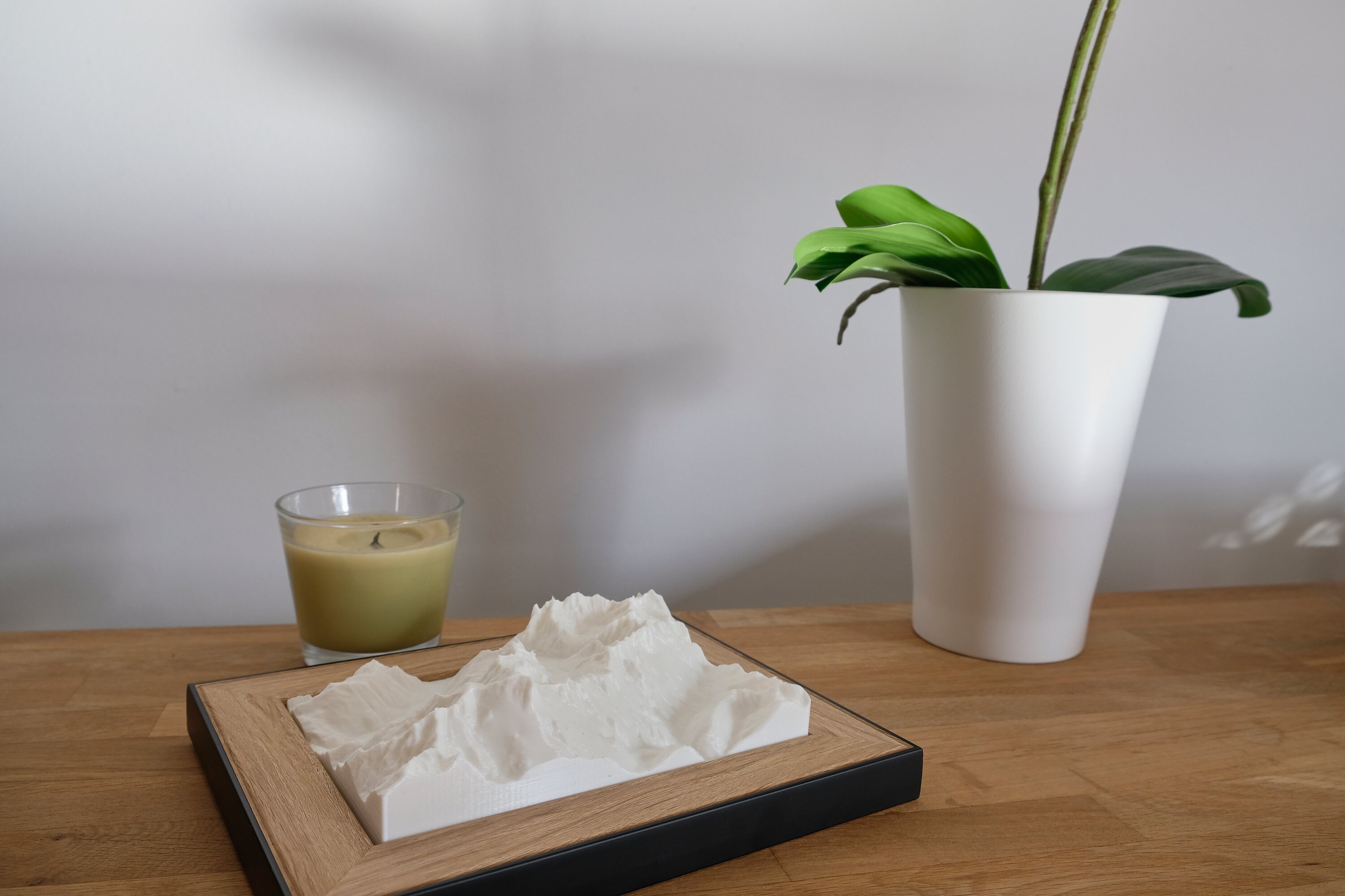 Mont Blanc - Alpes Carte 3D Topographique en Relief