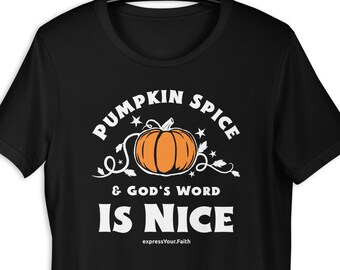 Pumpkin Spice Shirt, Fall Coffee Shirt, Christian t-shirt, Hot Coffee Shirt, Coffee Lovers Shirt, Fall Shirt, Thanksgiving