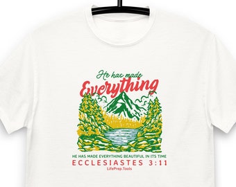 Outdoors Shirt, Mountain tshirt, Camping Shirt, Camping T-Shirt, Hunting Shirt, Nature Shirt,  Hiking Shirt, Christian camp shirt
