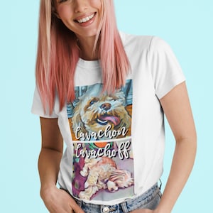 Cavachon CavachOFF, Cavachon Dog Gifts, Retro Dog shirt, Cavachon Dog, Dog Mom Shirt, Dog Mum,, Dog Lover Shirt, Puppy Mom, Mothers Day Gift