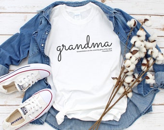 Oma Shirt, Oma Life is the Best Life Shirt, Weihnachtsgeschenk für Oma, Oma T-Shirt, Neues Oma Shirt, Schwangerschaft Ankündigung