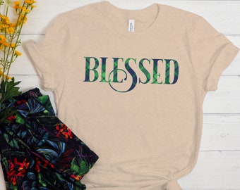 祝福された、祝福されたシャツ、インスピレーションを与えるシャツ、信仰に基づいたTシャツ、とても祝福された、祝福されたTシャツ、祝福されたTシャツ、、祝福された人生、かわいいクリスチャン
