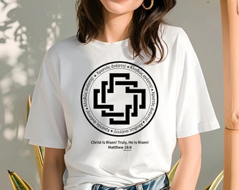 Christos Anesti, Christ is Risen, Greek tshirt, Greek shirt, Greek Easter, He is Risen Shirt, He is Risen, Faith Shirt, Bible verse shirt